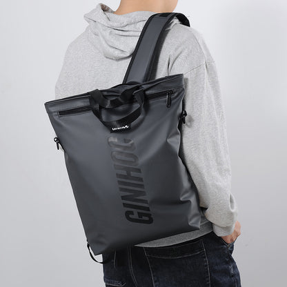 Pure black computer bag