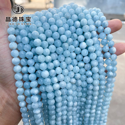 7A Natural Aquamarine Loose Beads