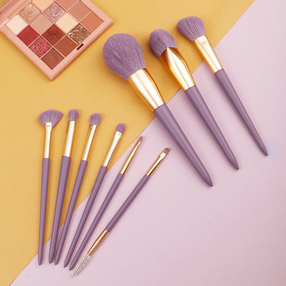 Little Purple Sweet Potato 9-Piece Brush Set