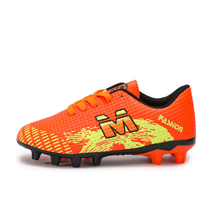 Botas de fútbol AG de corte bajo con tacos largos para niñas MBW502 