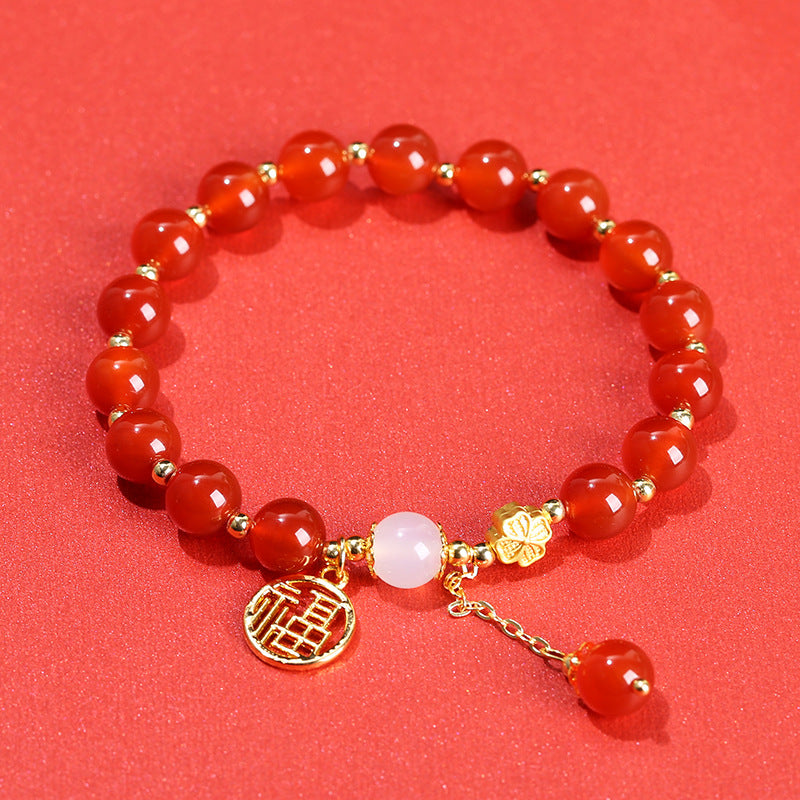 7A agate blessing bracelet