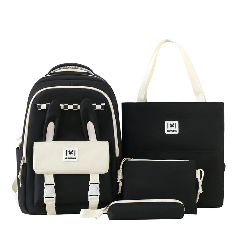 4-piece school bag, backpack