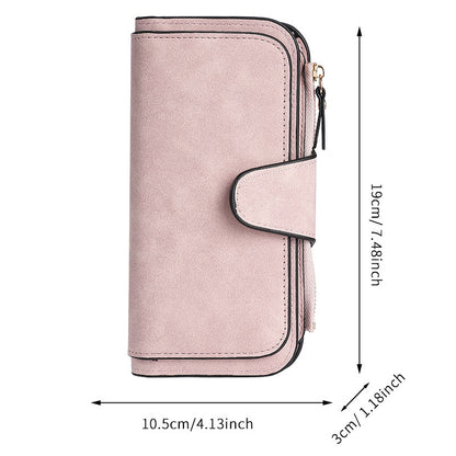 Multi-color card position mobile phone bag clutch bag wallet