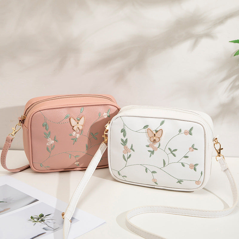 Women's bag embroidered butterfly bag