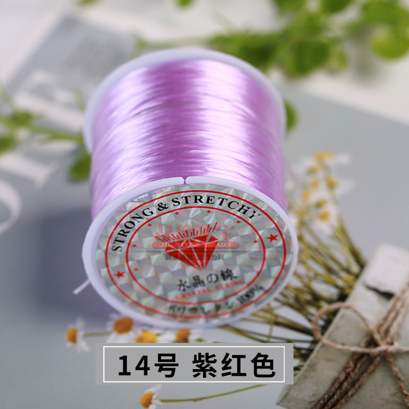 Crystal transparent elastic wire beaded wire wholesale