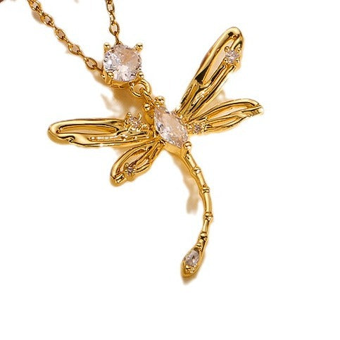 Dragonfly Necklace Women's