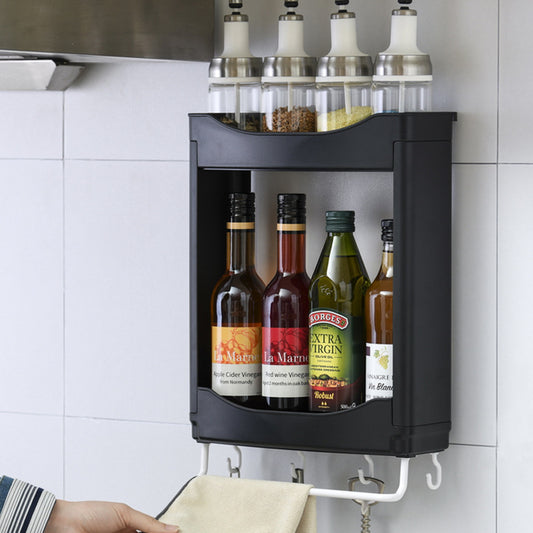 Double-Layer Wall-Mounted Spice Rack