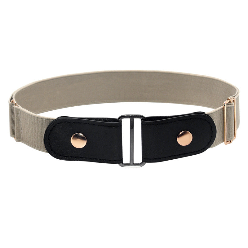 Belt men's and women's elastic belt