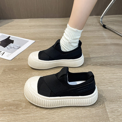 Platform sole mesh breathable casual shoes