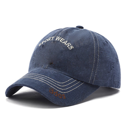 Korean Denim Stylish Sun Protection Duckbill Cap