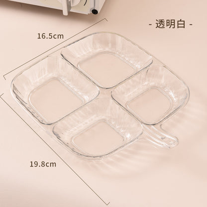 Divided Food Prep Tray Home Organizer