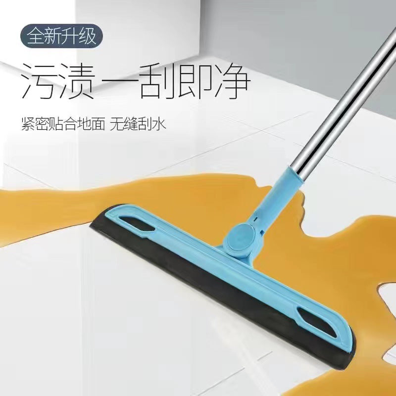 Folding Broom and Dustpan Set, Soft Brush, Hair-Resistant