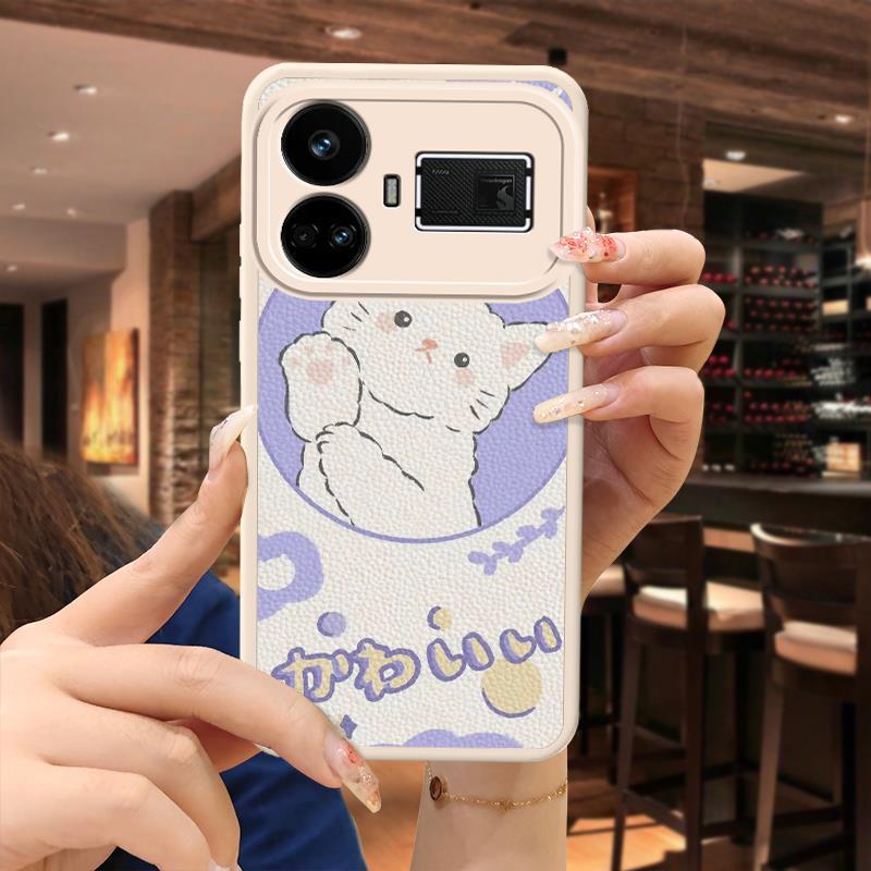 OPPO Realme GT5 Cute Cartoon Case Textured Creative