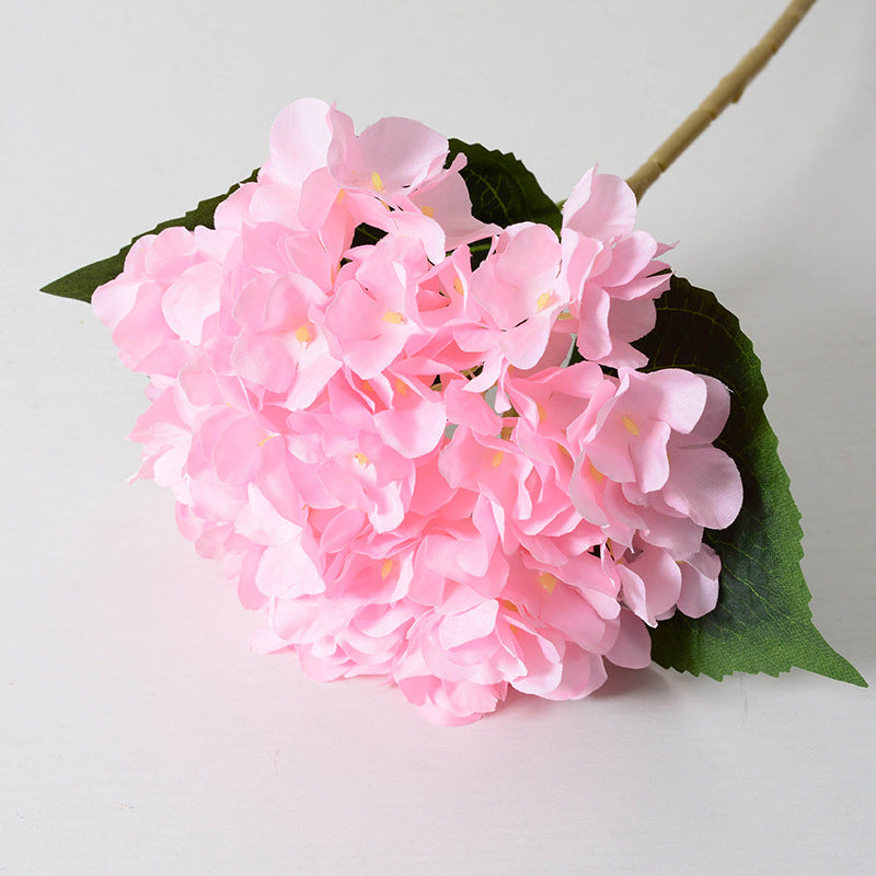 Artificial Hydrangea with Leaves Artificial Flowers Wholesale