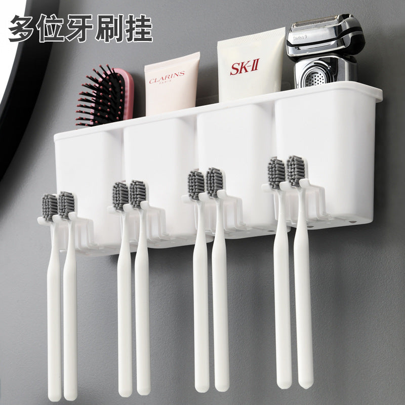 Wall-mounted Toothbrush Holder Set