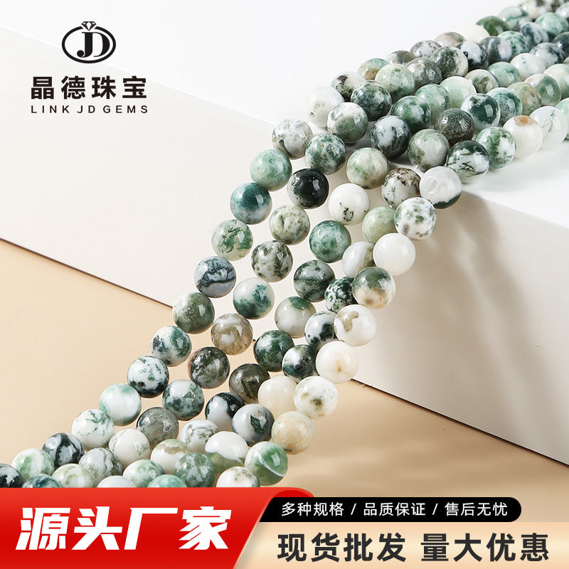 Tree grain stone loose beads DIY jewelry accessories