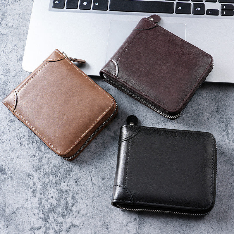 Men's multi-card change purse