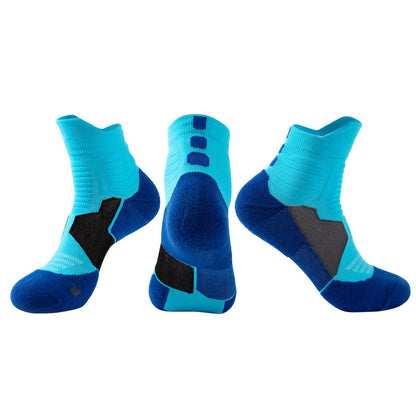 Adult Mid-Calf Basketball Socks Towel Bottom