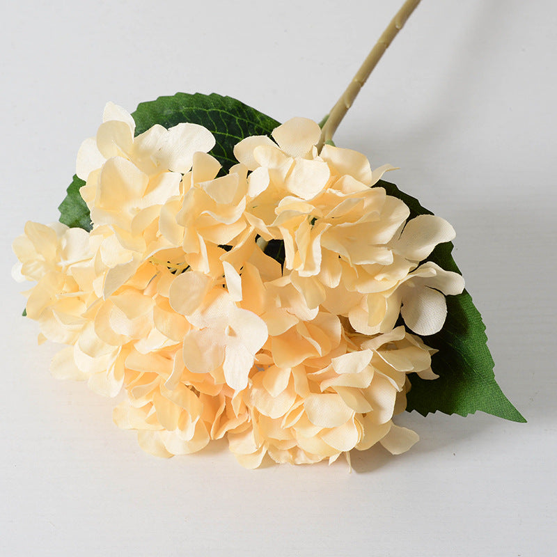 Artificial Hydrangea with Leaves Artificial Flowers Wholesale