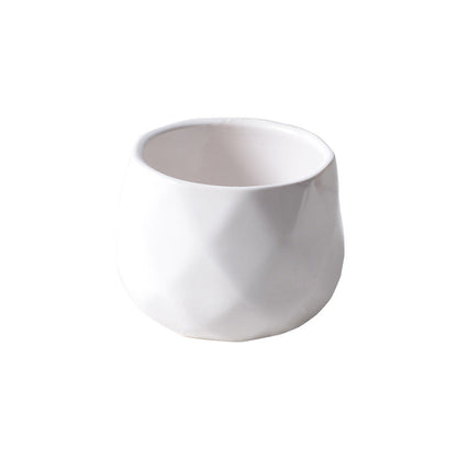 Succulent plant pots elegant white porcelain pots