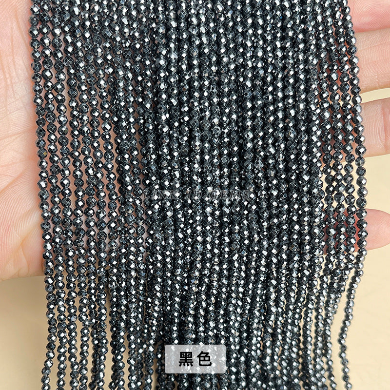 Slice zircon loose beads beads round beads