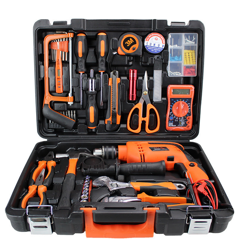 Lithium battery drill set 57-piece tool set