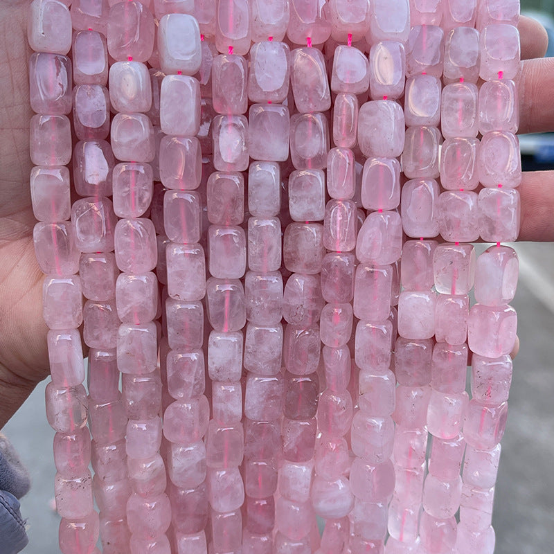 Powder crystal rectangular with shaped beads Crystal square loose beads