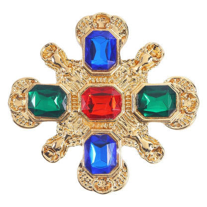 Colored Gem Brooch