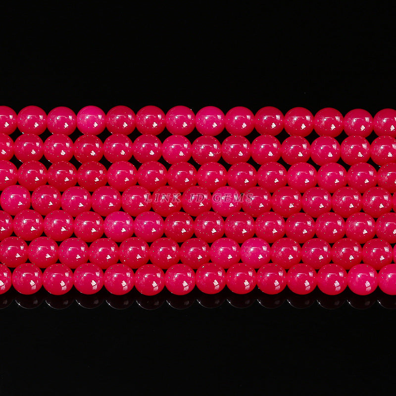 3/6Mm Ruby Round Beads Loose Beads