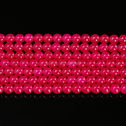 3/6Mm Ruby Round Beads Loose Beads