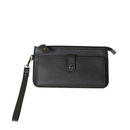 Portable buckle card bag clutch bag