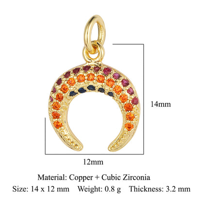 Lightning Crown Copper Zircon Pendant Accessories