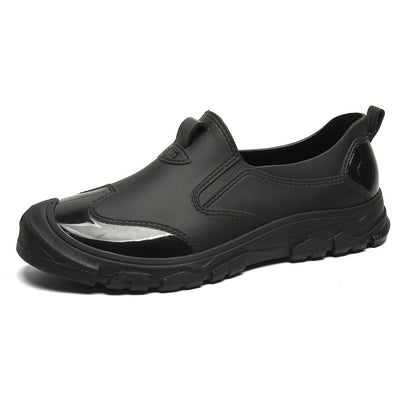 Men's rain shoes short tube non-slip