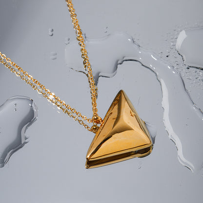 Triangle Pendant Necklace Jewelry