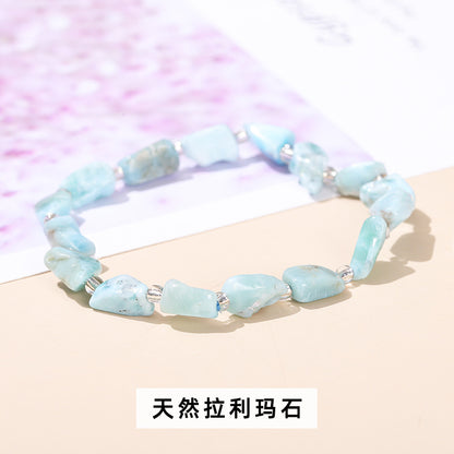 Crystal gravel bracelet