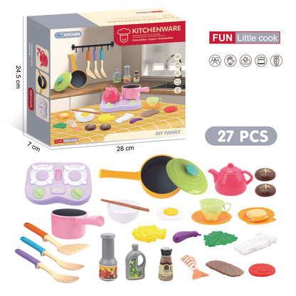 Mini Kitchen Stall Pretend Play Toy for Children's Pretend Play Kitchen Stall for Girls, Factory Direct PP