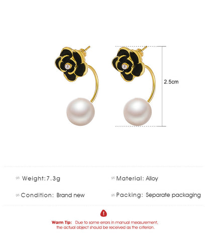 New Korean version of flower earrings