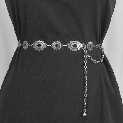 Versatile metal alloy waist chain