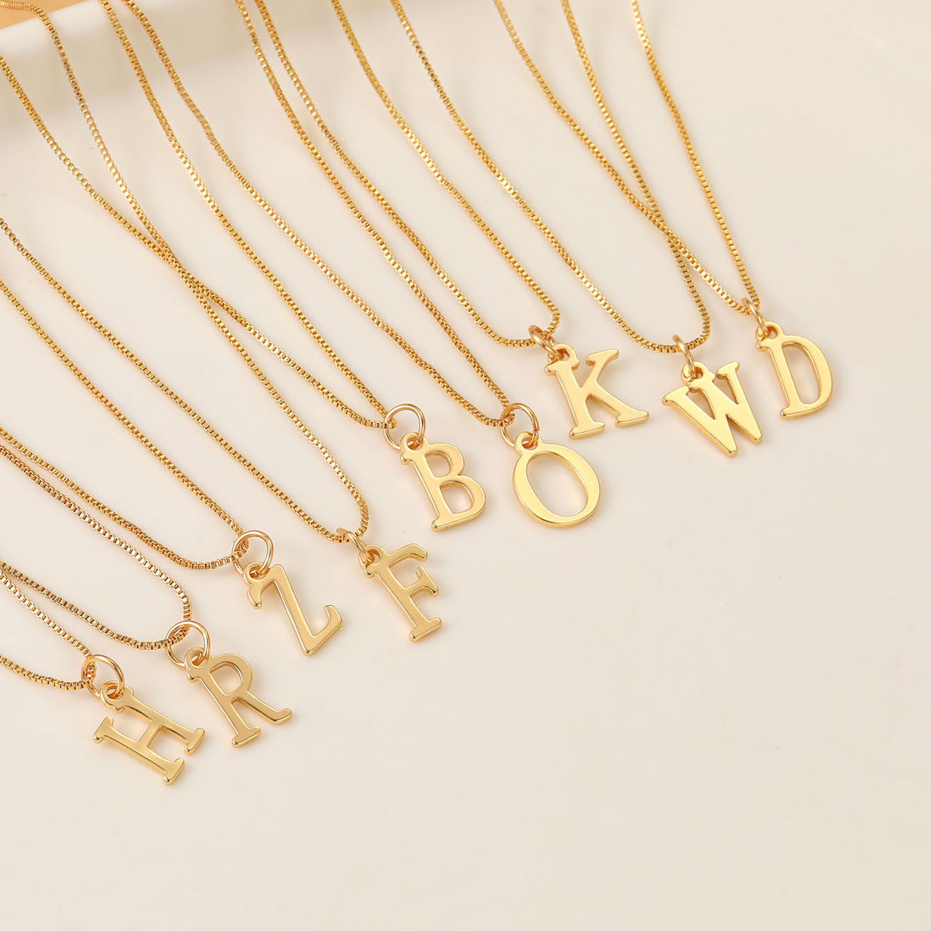 26 letters necklace simple