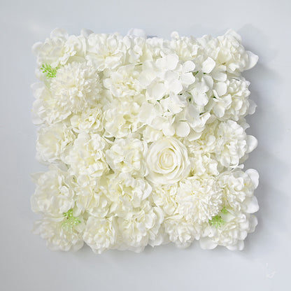 Artificial rose hydrangea wall