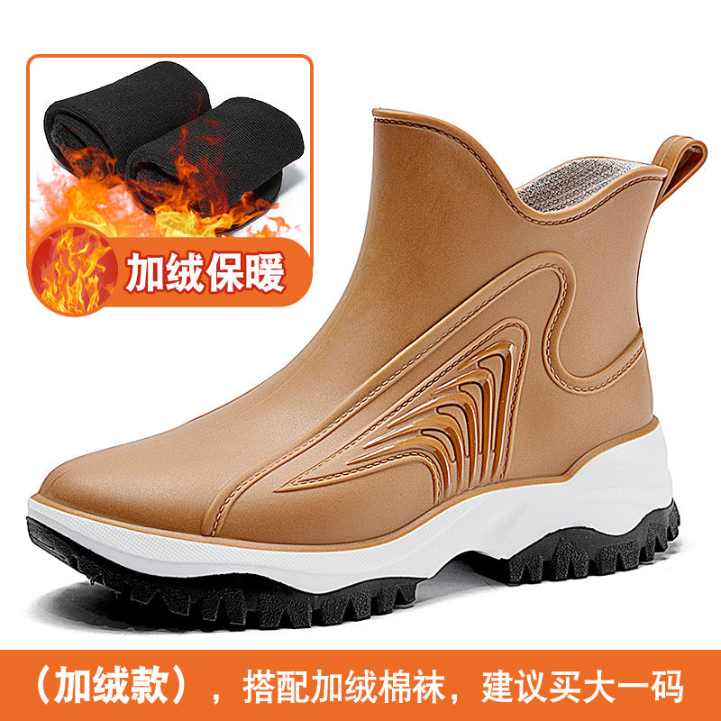 Rain shoes soft overshoes thickened