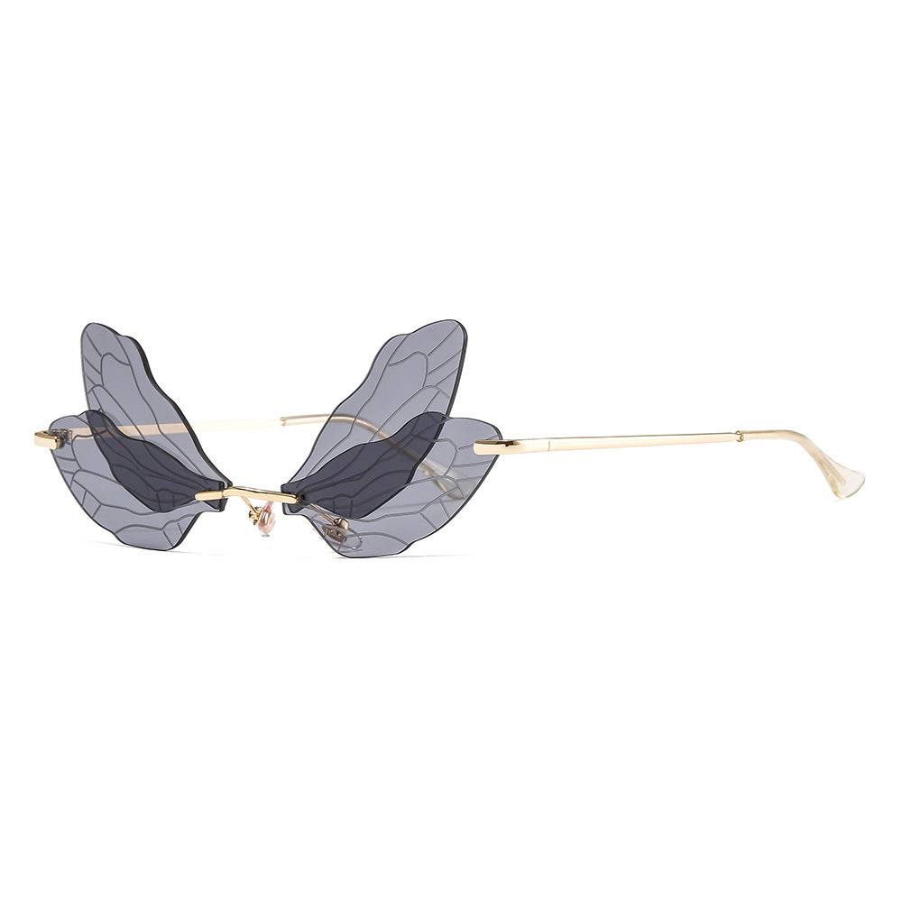 New Dragonfly Frameless Sunglasses