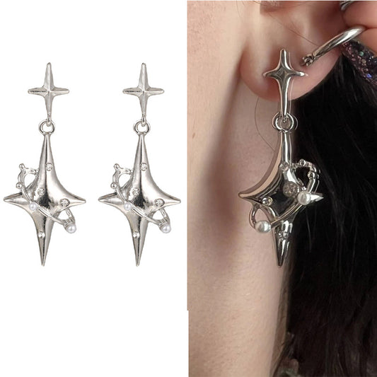 Star Series Star Diamond Earrings