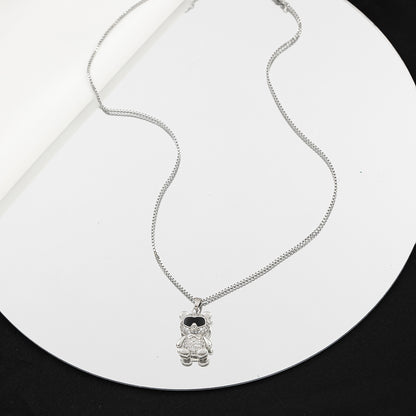 Sunglasses bear necklace