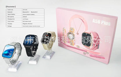 A58 Plus Niche Full Diamond Bluetooth Watch A59