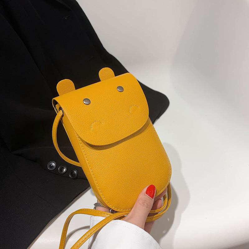 Cute cartoon mobile phone bag mini bag