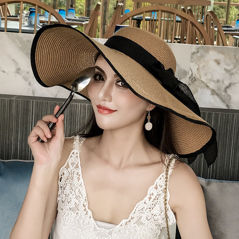 Summer Beach Wide-Brim Sun Hat