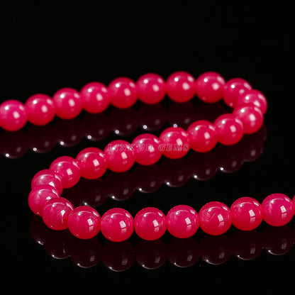 3/6Mm Ruby Round Beads Loose Beads