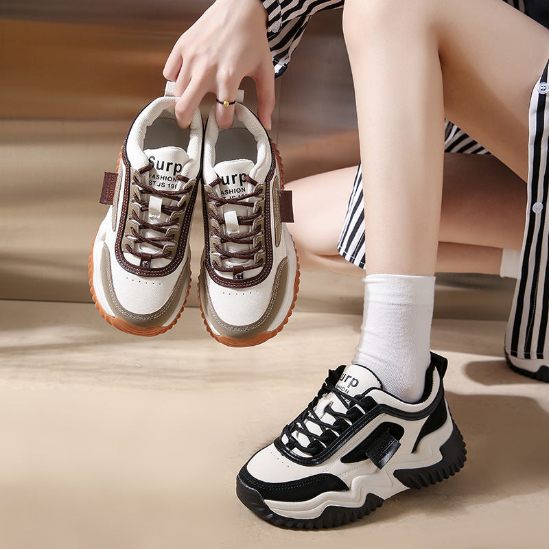 Casual women's lace-up sneakers