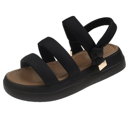 Roman sandals platform beach shoes